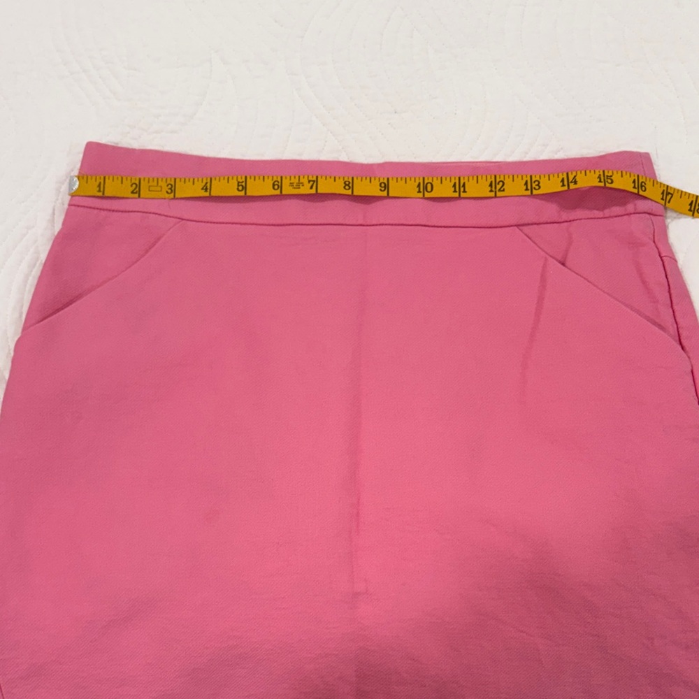 J Crew Chic Quiet Luxury Pink Pencil Skirt for Women - Picture 5 of 7